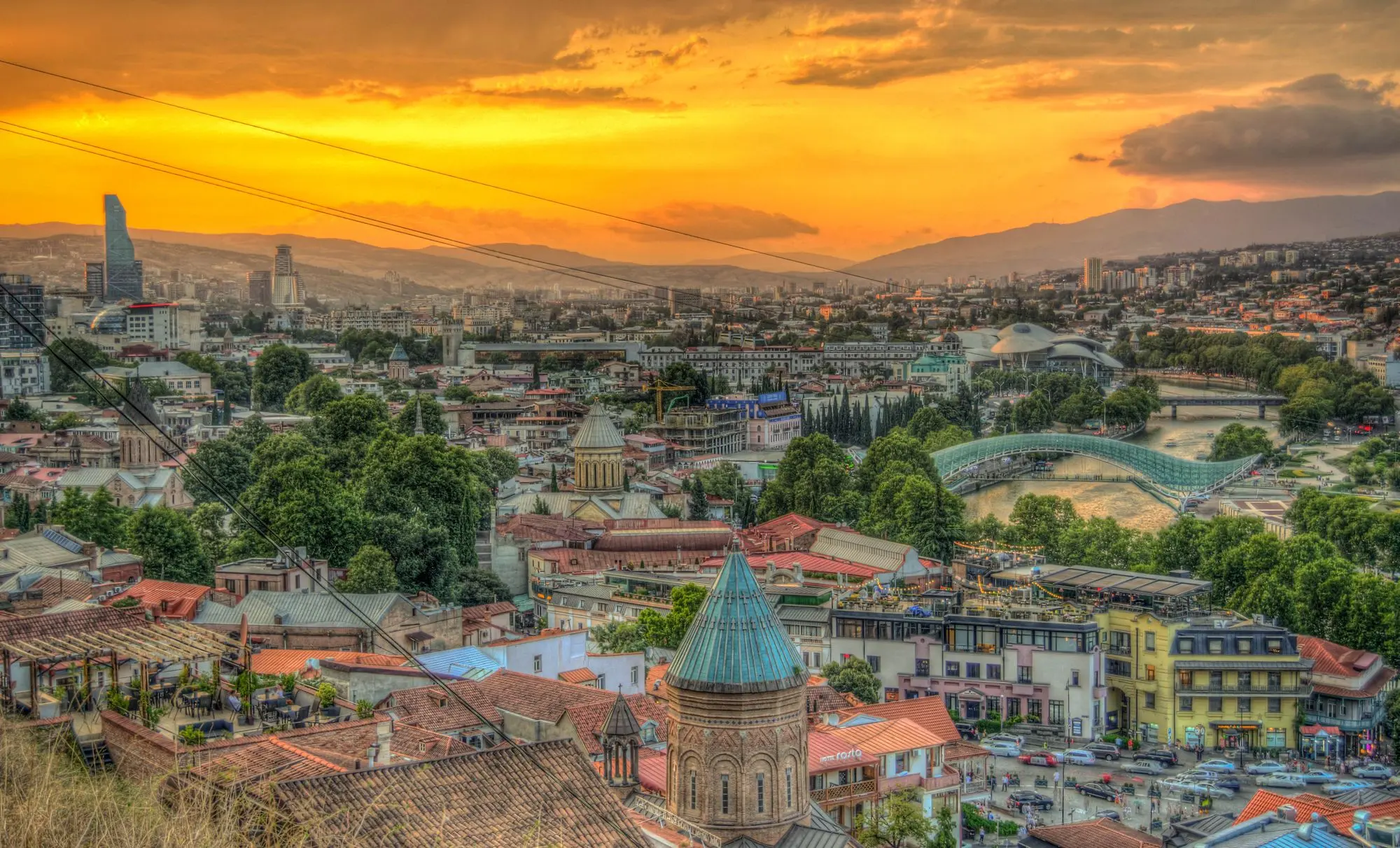High-rise buildings in Tbilisi