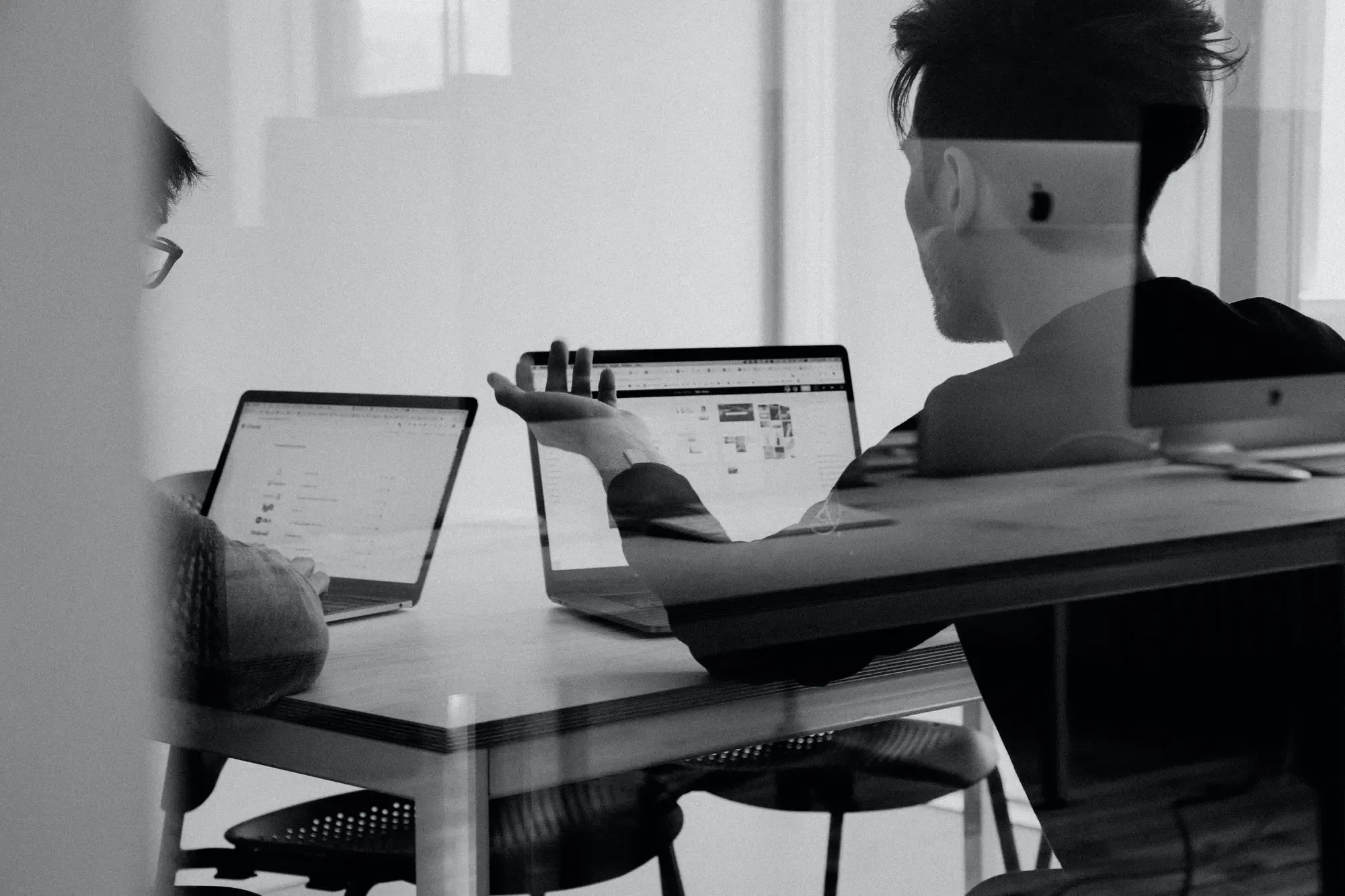 Employees working in an office