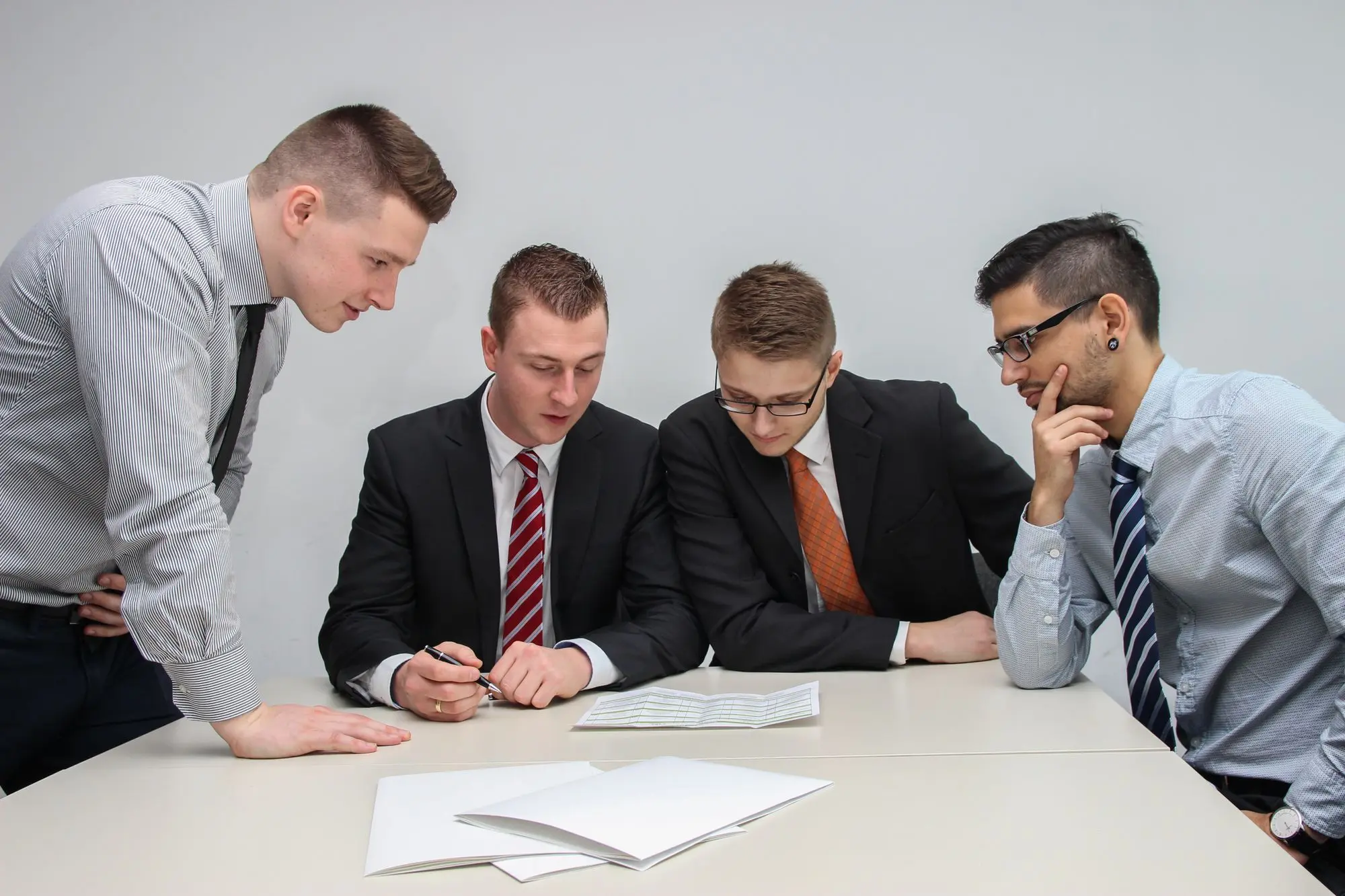 People dressed up for their job