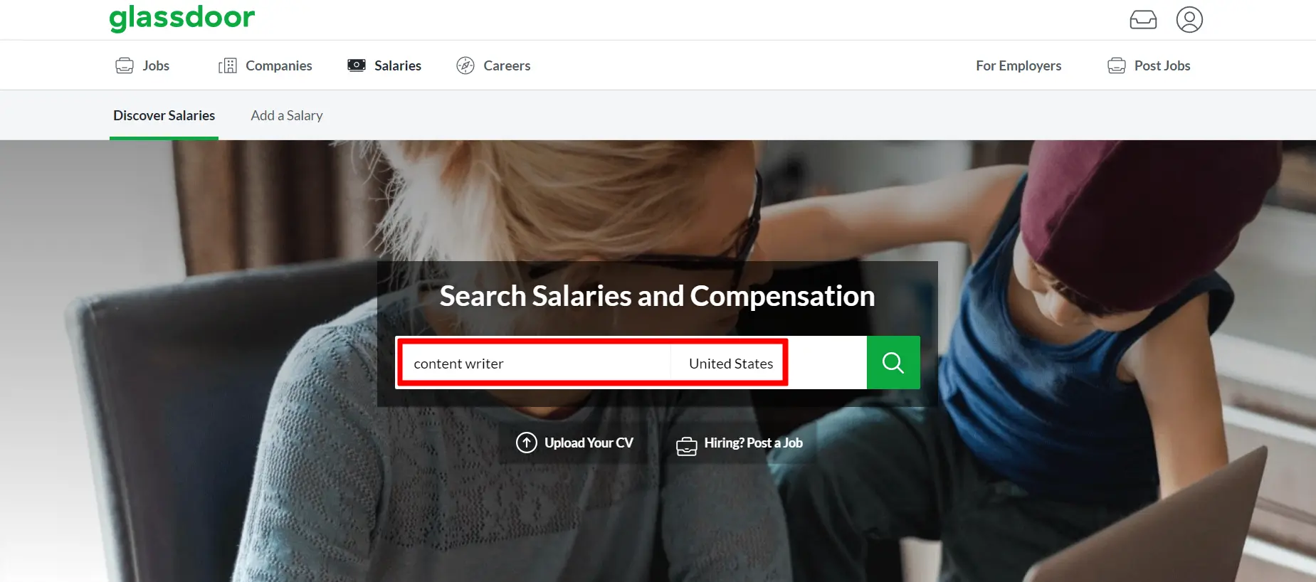 Glassdoor salary identifier